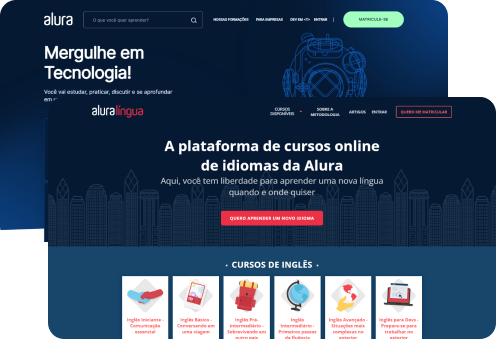 tela do alura+